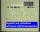 IMPULSI SUL COLLETTORE FINALE DI ALIMENTAZIONE
