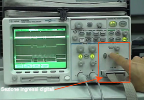 Oscilloscopio digitale a doppio canale automatico da laboratorio a