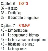 Capitoli 6 e 7 - IL TESTO ED IL BITMAP