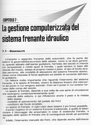 LA GESTIONE COMPUTERIZZATA DEL SISTEMA FRENANTE IDRAULICO